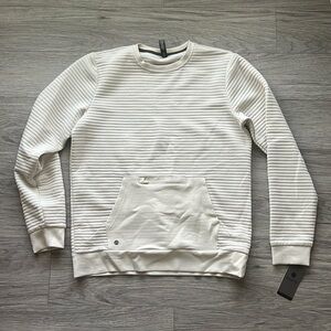 Apana Cream Colored Ribbed Long Sleeve with Pocket Size 38-40